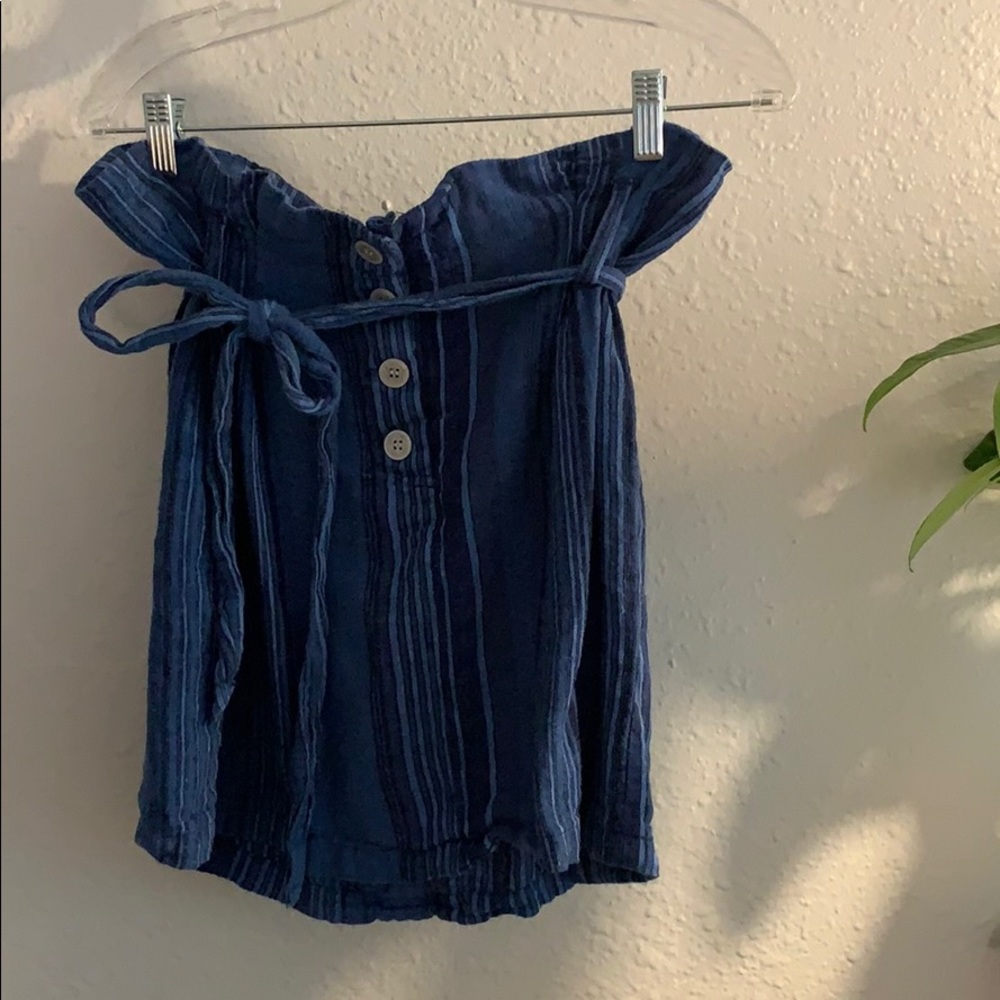 Blue skirt